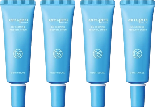 NARUKO 牛爾 am pm 台灣公司貨 B5舒緩保濕萬能霜, 30ml, 4條