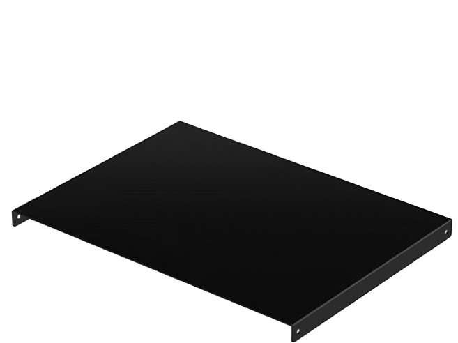 KI WISH 居家生活 35cm平面置物板 加強局部荷重 台灣製造, 黑色, 1個