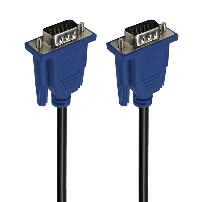 UniSync VGA轉VGA公對公高穩定高畫質影像轉接線 1.2m, 單一商品, 1條