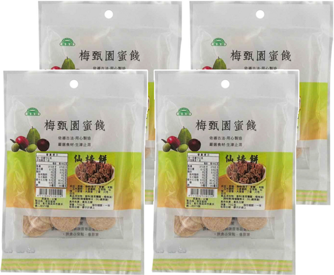 梅甄園 仙楂餅, 70g, 4包