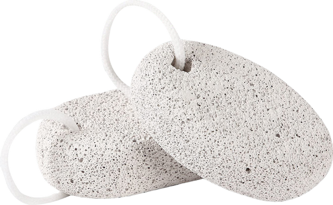 AHOYE 火山石磨腳石2件組, 1組, 2個裝, 110g