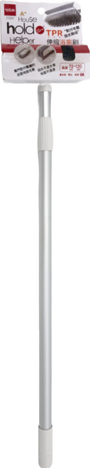 UdiLife 優的生活大師 hold 好 刷/伸縮TPR浴廁刷 寬13cm 長72~120cm, 灰色, 1支