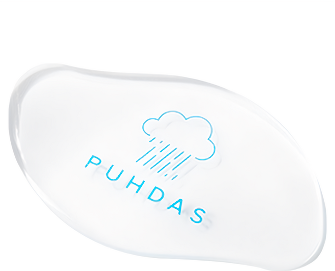 PUHDAS 去角質磨腳器 玻璃材質 小巧尺寸 高便攜性, 1個, 1個