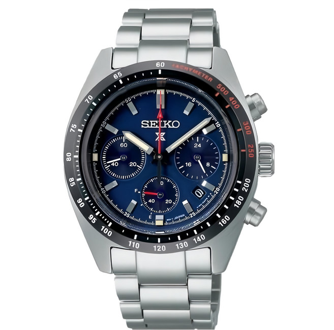 Seiko 精工 Prospex SPEEDTIMER 藍面熊貓太陽能計時手錶 SSC815P1/V192-0AF0B