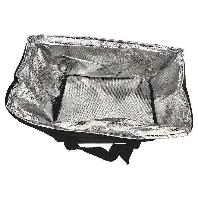 LifeHouse 便攜保溫提袋 冷藏袋 冷熱兩用大容量 保溫3-4小時 保冷4-5小時, 黑色, 1個