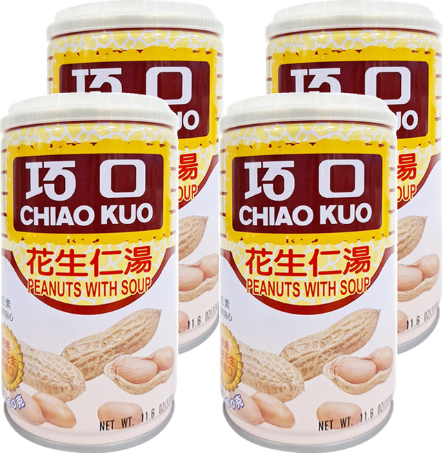 巧口 花生仁湯, 330g, 4罐