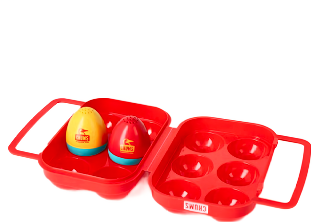 CHUMS Booby Egg Salt & Papper蛋盒 CH6218120000, 紅色, 1個