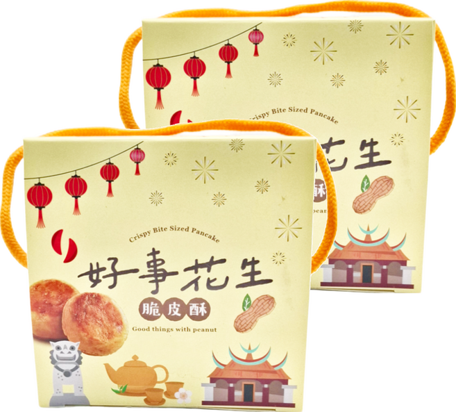 MR.HERO 英雄哥 好事花生脆皮酥, 162g, 2盒