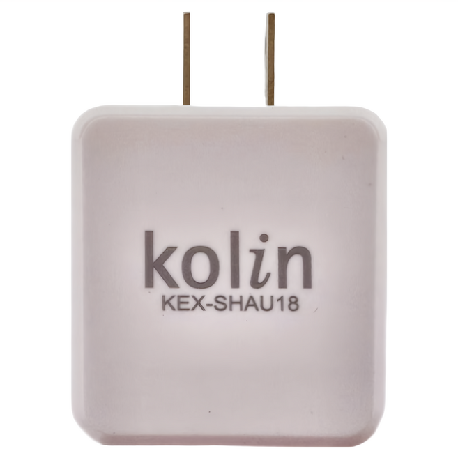 Kolin 歌林 3.1A Output 1 Port 充電器 Fast Charging Type A (US) Plug 白色 KEX-SHAU18