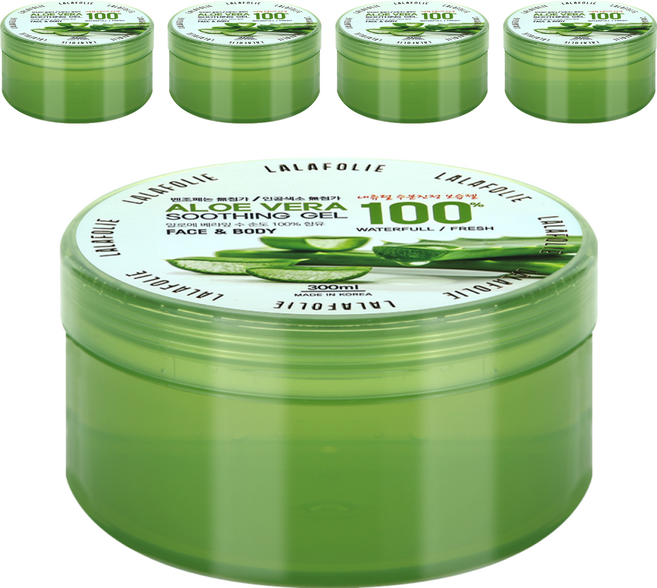 LALAFOLIE 蘆薈凝膠, 300ml, 5罐
