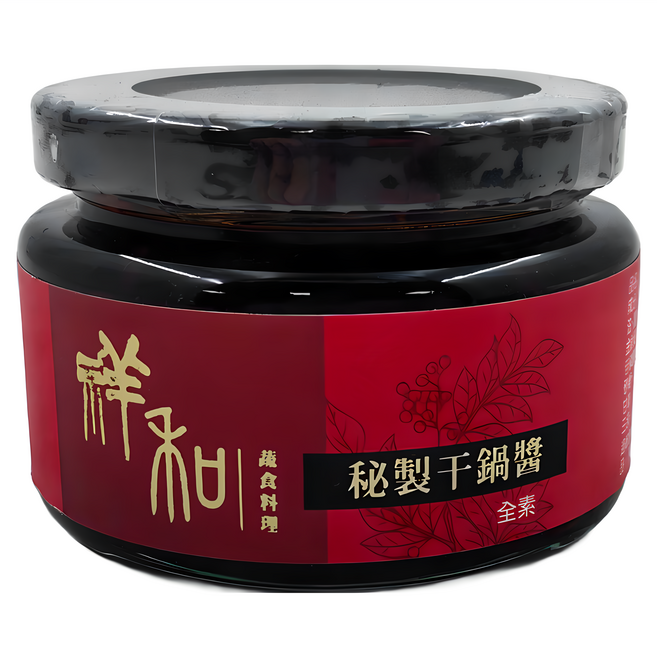 祥和蔬食 祥和秘製干鍋醬, 150g, 1罐