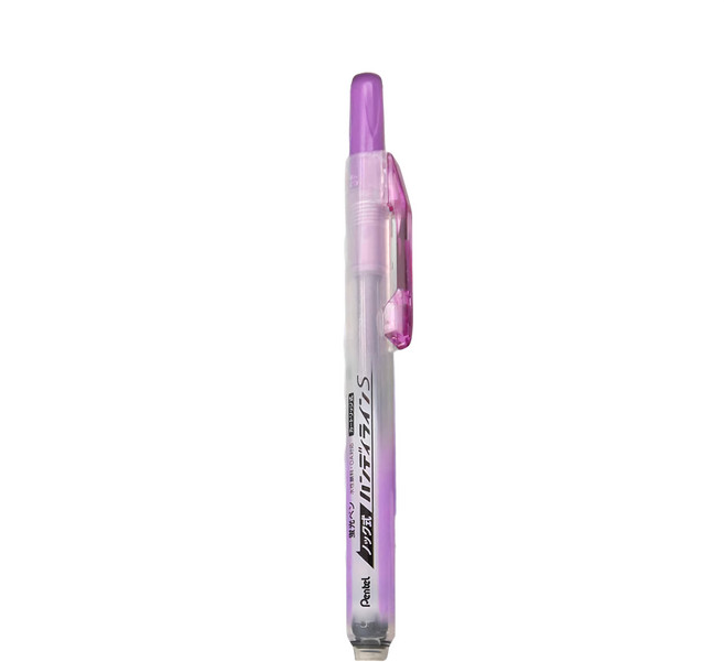 Pentel 飛龍文具 自動螢光筆 水性 SXNS15, 紫色, 1盒