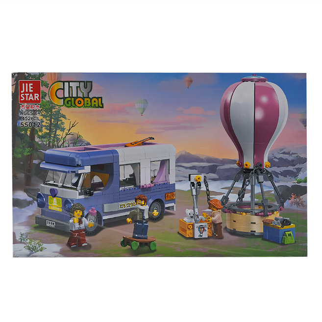 JIE STAR 杰星玩具 夏令營場景, 多色, 1個