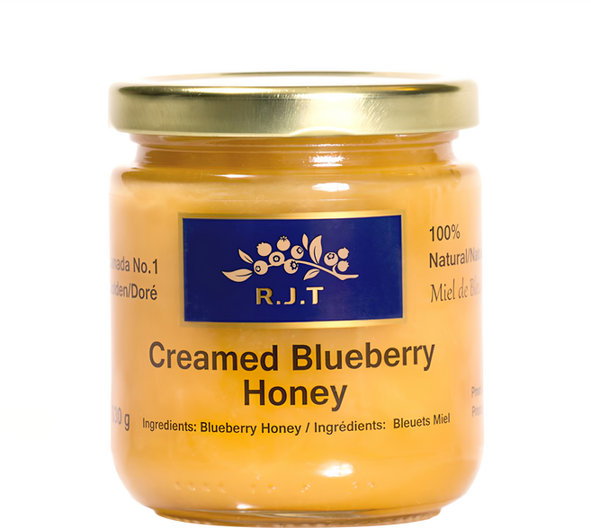 R.J.T 天然乳化藍莓花蜜 加拿大原廠原裝進口, 330g, 1罐