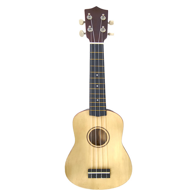 恩心樂器 烏克麗麗 含琴袋 原木色, 21吋, 1個