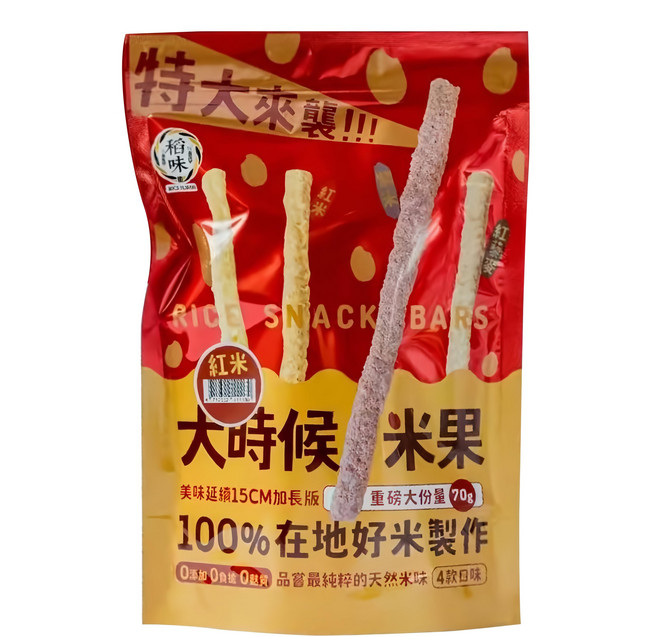 稻味 大時候米果, 70g, 1包, 紅藜麥