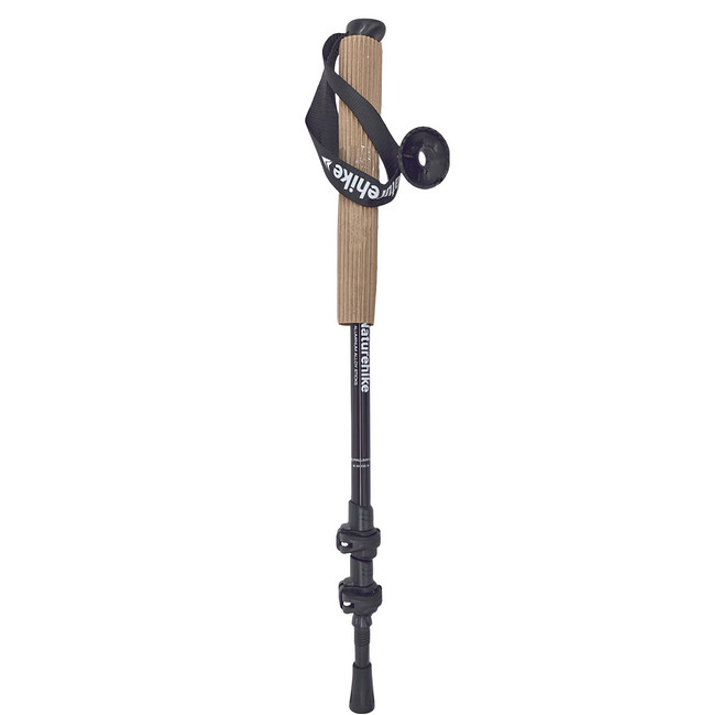 Naturehike 挪客 晴雪Base三節6061鋁合金登山杖 NH17D001-Z, 黑色, 1支