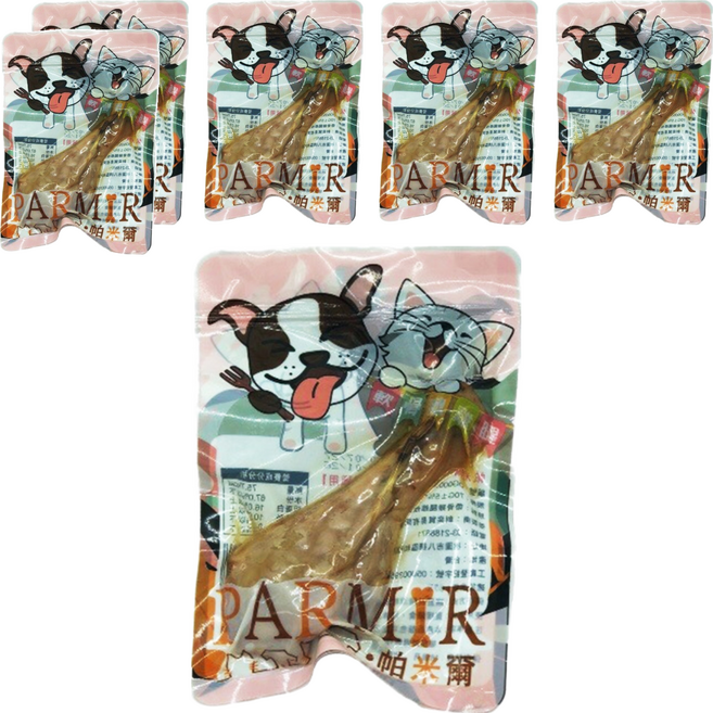 PARMIR 帕米爾 軟骨嫩雞腿 全犬貓種用, 雞肉, 80g, 6包