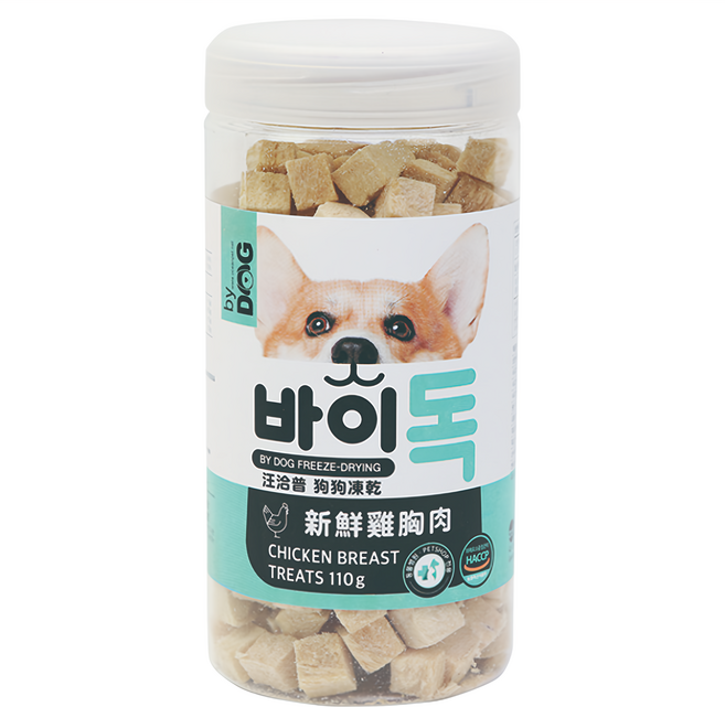 by DOG 狗狗凍乾零食, 新鮮雞胸肉, 110g, 1罐