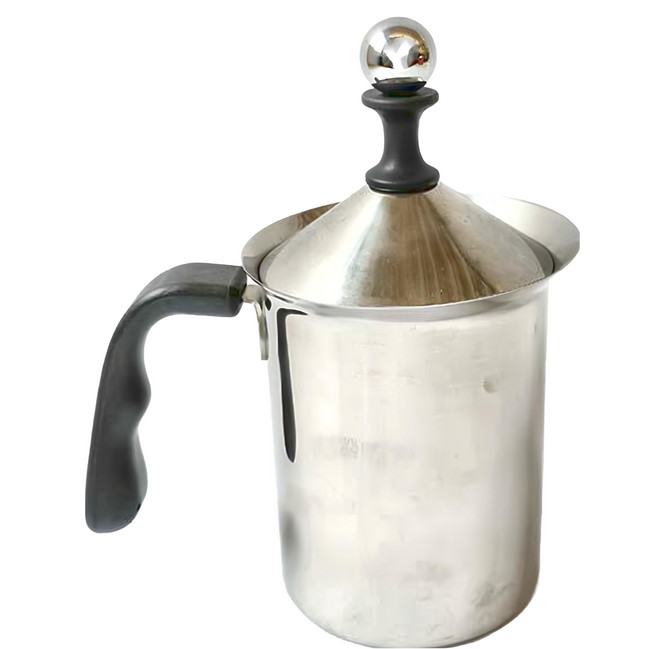 Pearl Horse 寶馬 電木柄雙層奶泡器 800ml, 1個, 銀色