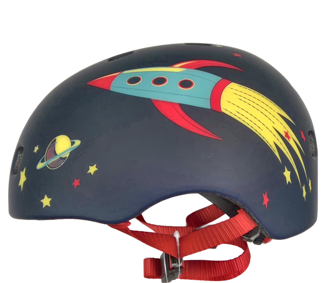 Micro Scooters Helmet LED 安全帽, 消光火箭, 1個