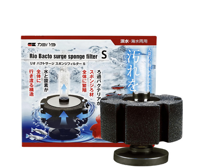 Rio 水妖精bacto-surge泡棉過濾 S 魚缸過濾器 物理過濾 生物過濾 增加溶氧量, 1入