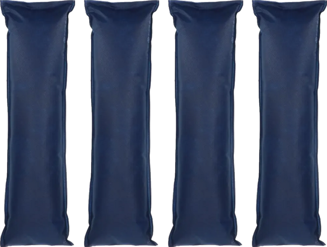 出雲屋炭八 櫥櫃專用寬版調濕木炭 中袋 藏青藍, 1L, 4包