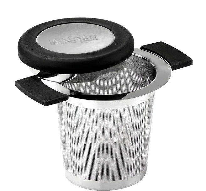 LA CAFETIERE 雙柄濾茶器 附蓋 CTGA03A, 1個
