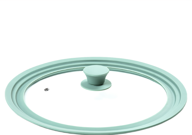 O'lbia 矽膠通用鍋蓋 薄荷綠色 28-32公分, 32cm, 1個