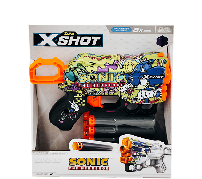 X SHOT 塗裝系列 玩具槍, 音速小子 Menace, 1個