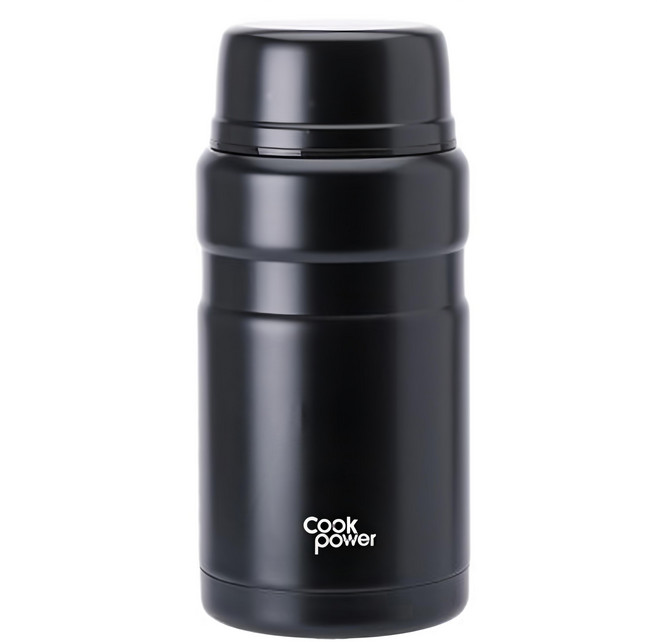 cook power 鍋寶 超真空陶瓷燜燒罐, 800ml, 黑色, 1個