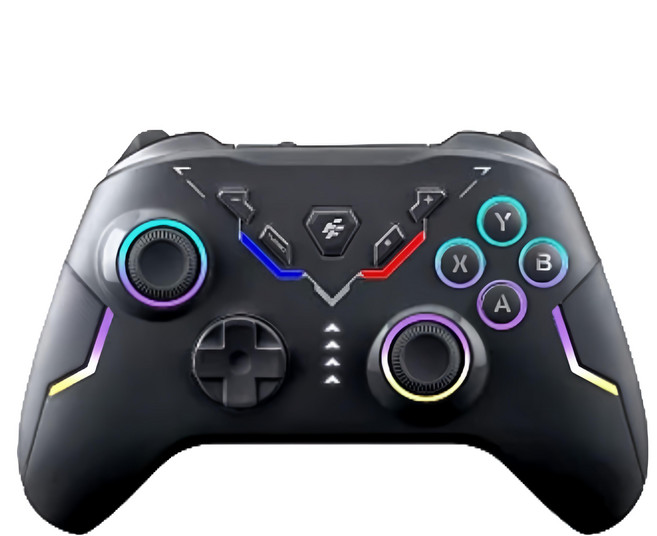FlashFire 富雷迅 NEON 遊隼無線高效能電競手把 PC Switch iOS Android 附2.4G無線接收器 黑色, 1個, F207BK