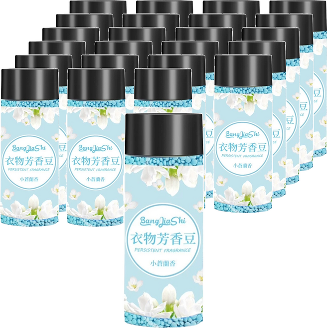 BangJiaShi 幫家適 衣物芳香豆 小蒼蘭 藍色, 200g, 24瓶