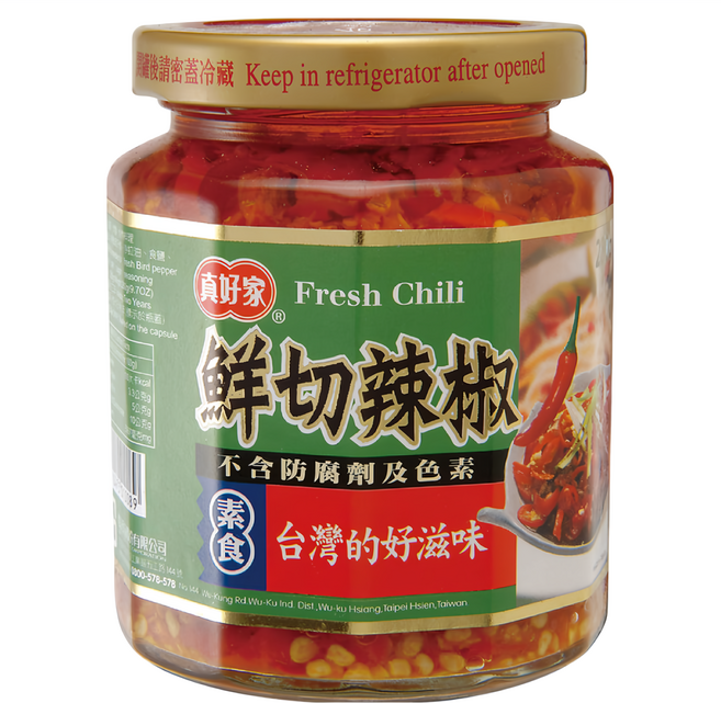 真好家 鮮切辣椒, 280g, 1罐