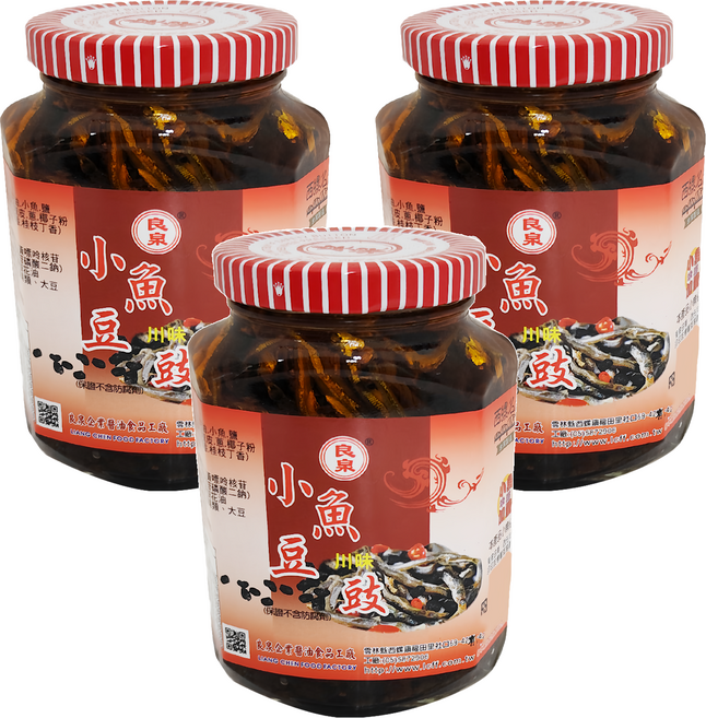 良泉 丁香豆鼓 川辣, 400g, 3罐