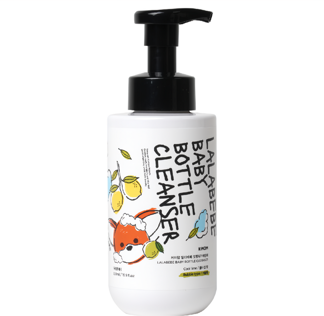 MOTHER-K K-MOM LALABEBE 草本極淨蔬果奶瓶清潔慕斯 500ml, 1瓶