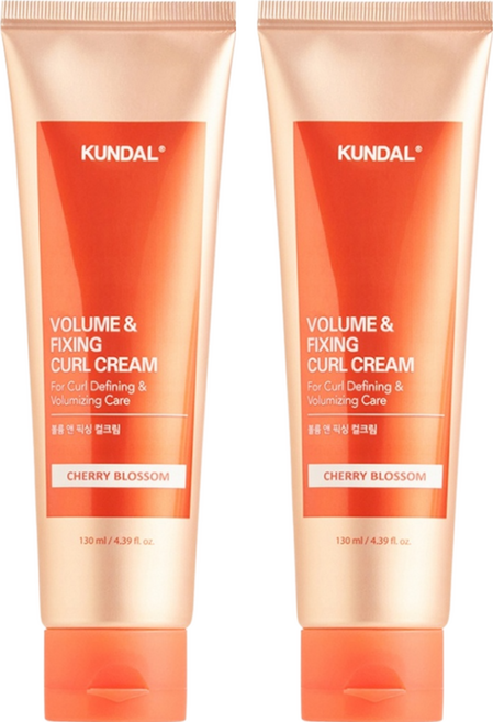 KUNDAL 昆黛爾 波浪造型護髮乳 櫻花香, 130ml, 2條