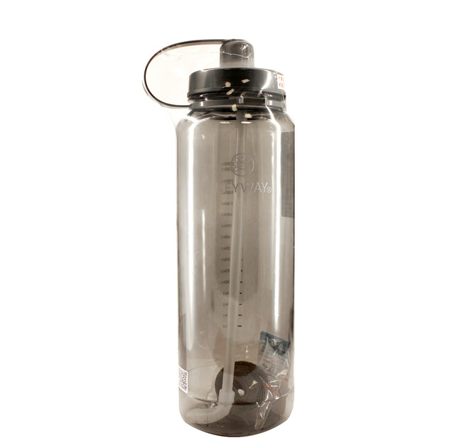 KEYWAY 聯府 加水站吸管水壺 不含提把 110 x 345mm 0.34kg, 灰色, 2.5L, 1個