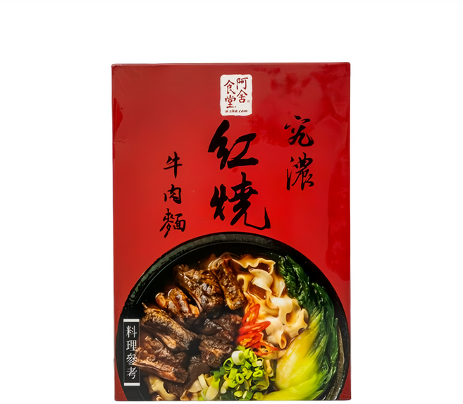 阿舍食堂 究濃紅燒牛肉麵, 426g, 1盒