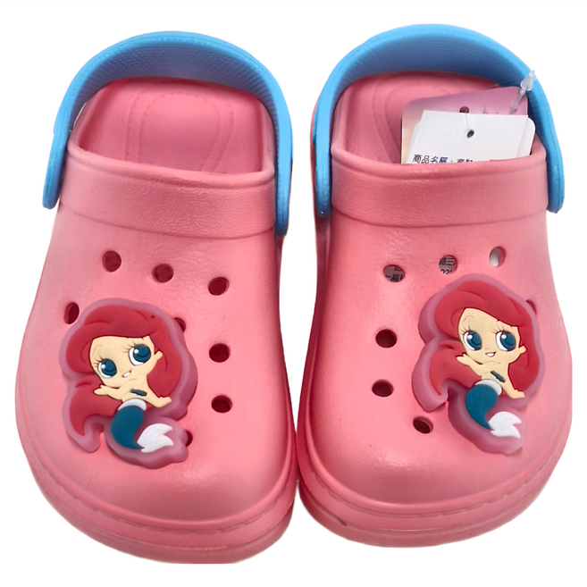 BORUI 柏睿鞋業 兒童款 電燈飾釦洞洞涼鞋 造型防水園丁鞋