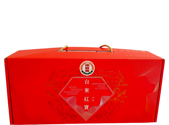 台東地區農會 台東紅寶禮盒 洛神清涼飲 + 洛神鮮果乾 + 養生洛神茶, 1組