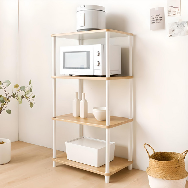 GAGURECIPE 收納櫃, 橡木白色, 4層