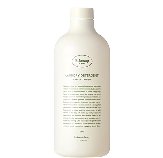 Bebesup 寶寶衣物洗衣精 微風花園, 1L, 1瓶