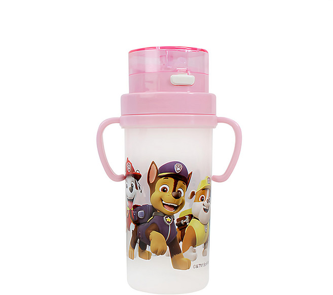 PAW PATROL 汪汪隊立大功 兩用式多功能水壺, 粉紅色, 370ml, 1個