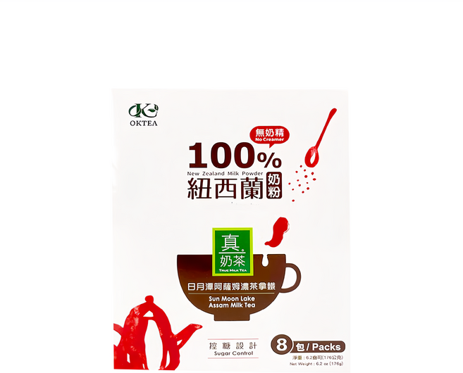 歐可茶葉 控糖系列 真奶茶 日月潭阿薩姆濃茶拿鐵, 22g, 8包, 1盒