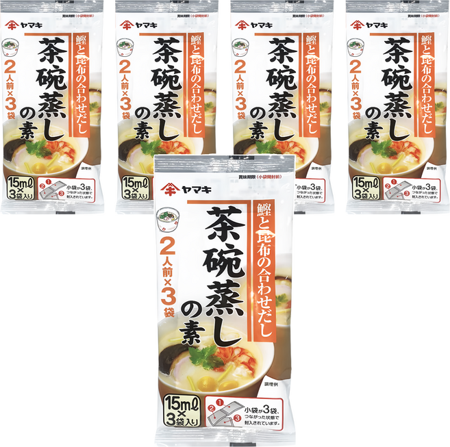 Yamaki 雅媽吉 茶碗蒸高湯 3入, 45ml, 5袋
