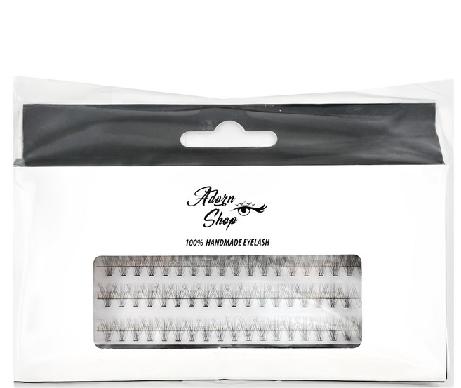ADORNSHOP 單株手工假睫毛 Season1 100% 黑色, 1盒
