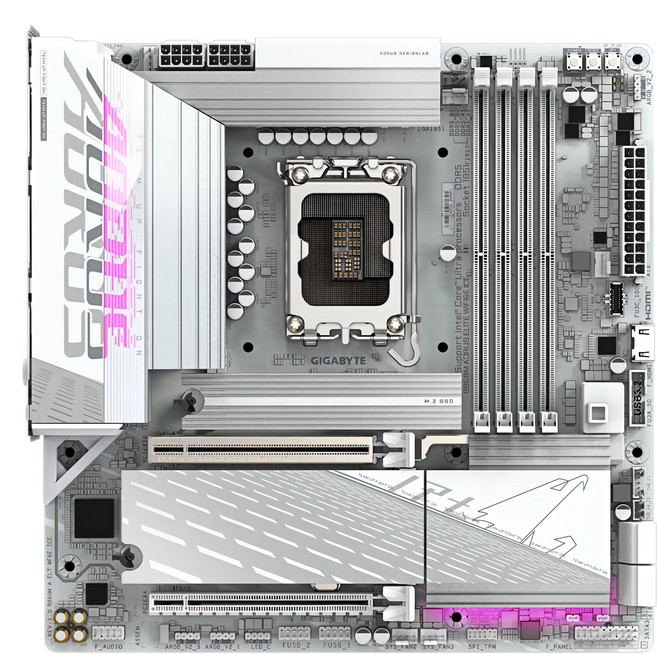 GIGABYTE 技嘉科技 主機板, B860M A ELT WF6E ICE