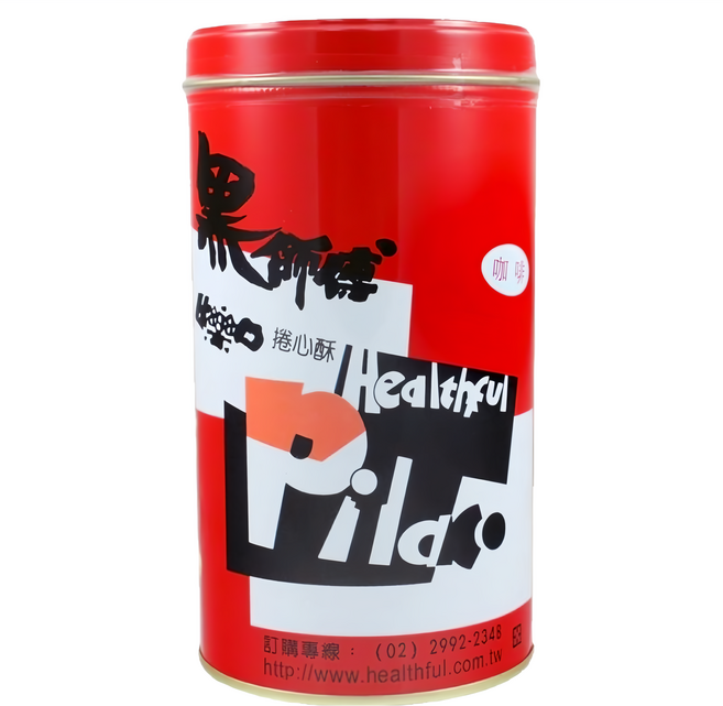 Healthful 黑師傅 捲心酥 咖啡, 400g, 1罐