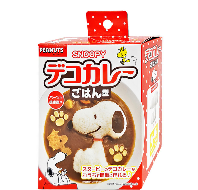 OSK Snoopy 史努比 咖哩飯壓模, Snoopy 白色 + 黃色, 1盒